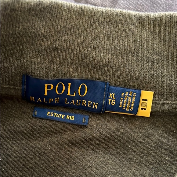 Polo by Ralph Lauren Green Zip Up Sweater with Classic Style - Picture 3 of 6